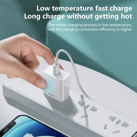 REMAX RP-U70 Jane Series 20W USB-C/Type-C PD Fast Charger, Specification:UK Plug(White)