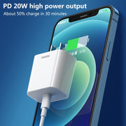 REMAX RP-U79 Speed Series 20W USB-C/Type-C Multi-Compatible Fast Charger, Specification:EU Plug(White)
