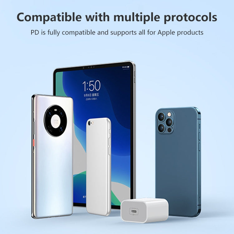 REMAX RP-U79 Speed Series 20W USB-C/Type-C Multi-Compatible Fast Charger, Specification:EU Plug(White)