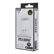 REMAX RP-U79 Speed Series 20W USB-C/Type-C Multi-Compatible Fast Charger, Specification:EU Plug(White)