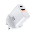 REMAX RP-U82 30W USB+USB-C/Type-C Dual Interface Fast Charger, Specification:UK Plug(White) - USB Charger by REMAX | Online Shopping South Africa | PMC TechLife | Buy Now Pay Later Mobicred
