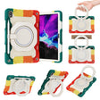 For Lenovo Tad P11 Armor Contrast Color Silicone + PC Tablet Case(Colorful Red) - Lenovo by PMC TechLife | Online Shopping South Africa | PMC TechLife | Buy Now Pay Later Mobicred