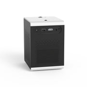 D110 180 ANSI Lumens Mini LED+LCD Smartphone Wireless Screen Mirroring Projector, Plug Type:AU Plug(White)