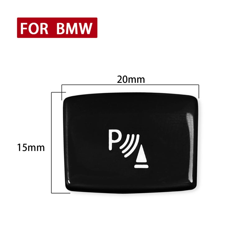 Car Gear Electric Eye Button for BMW 1 Series F20 2012-2018,Left and Right Drive(Black)
