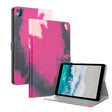 For Nokia T10 Watercolor Pattern Flip Leather Tablet Case(Berry Color) - Nokia by PMC TechLife | Online Shopping South Africa | PMC TechLife | Buy Now Pay Later Mobicred