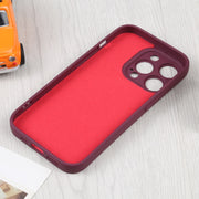 For iPhone 14 Pro Max Liquid Silicone Magsafe Phone Case (Wine Red)