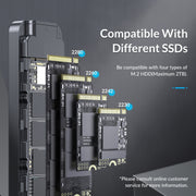 ORICO HM2-G2-BK M.2 NVMe SSD Enclosure(Black)