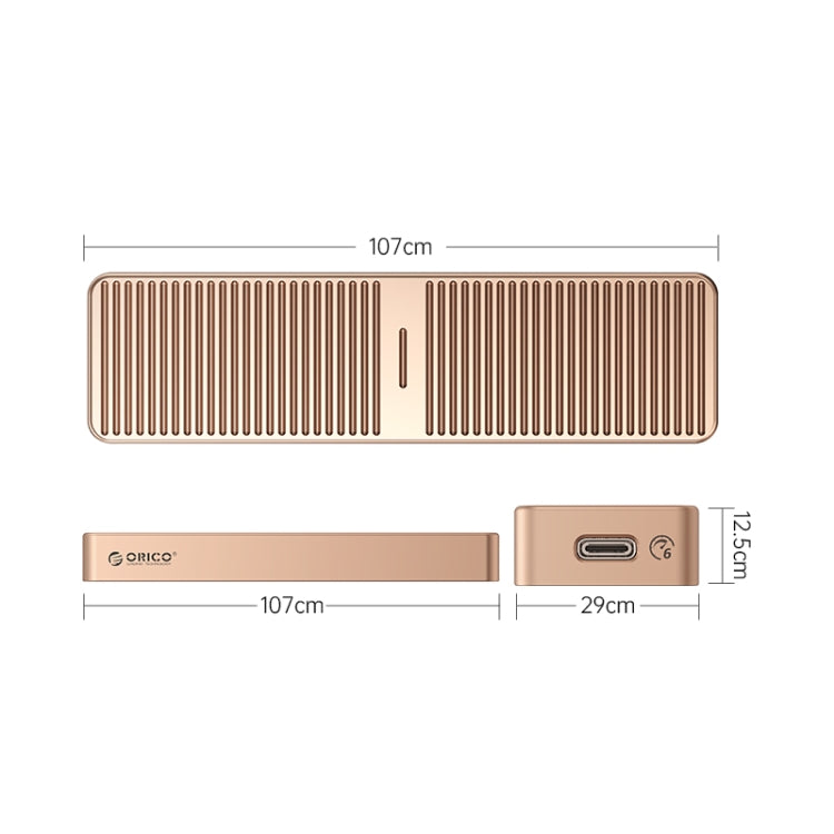 ORICO M221C3-RG M.2 NGFF 6Gbps SSD Enclosure(Gold)