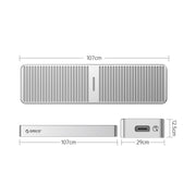 ORICO M221C3-SV M.2 NGFF 6Gbps SSD Enclosure(Silver)