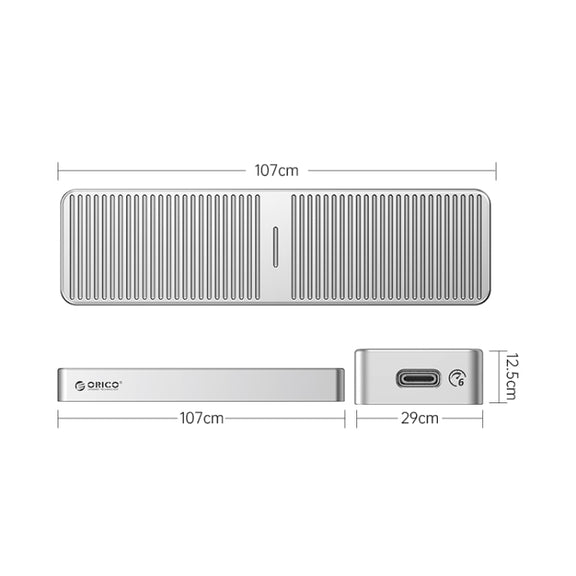 ORICO M221C3-SV M.2 NGFF 6Gbps SSD Enclosure(Silver)