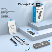 ORICO M221C3-GY M.2 NGFF 6Gbps SSD Enclosure(Grey)