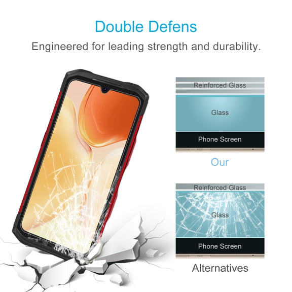 10 PCS 0.26mm 9H 2.5D Tempered Glass Film For DOOGEE S89