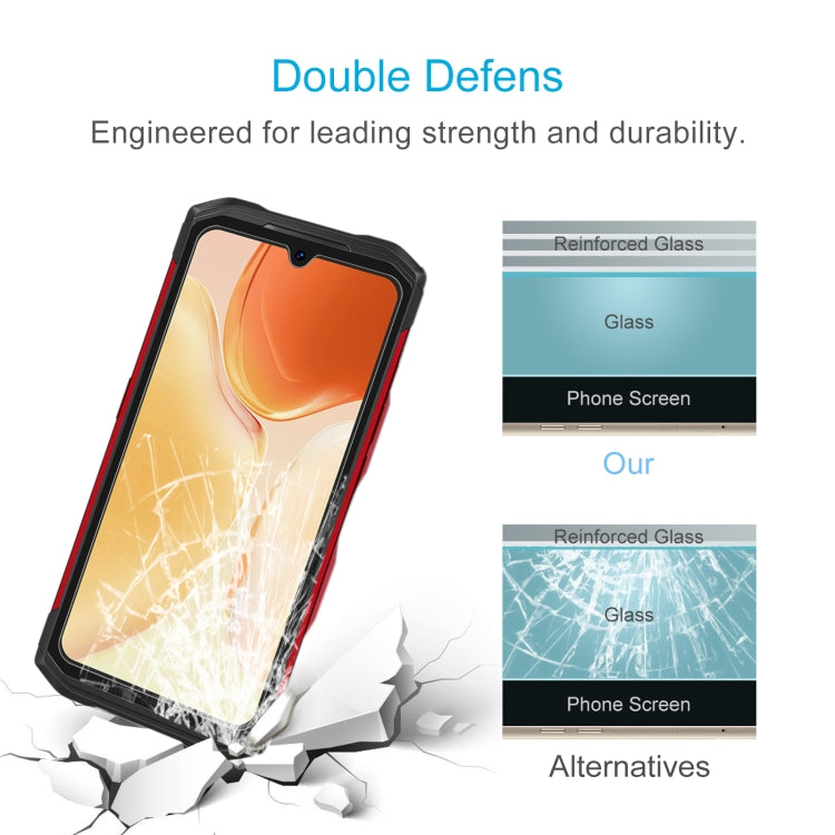 50 PCS 0.26mm 9H 2.5D Tempered Glass Film For DOOGEE S89