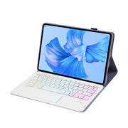 For Huawei MatePad Pro 11 2022 AHW12-AS Detachable Backlight Bluetooth Keyboard Tablet Leather Case(Purple)