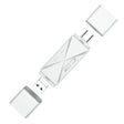 ADS-218 8 Pin+USB+Type-C Multi-function Card Reader(White) -  by PMC TechLife | Online Shopping South Africa | PMC TechLife | Buy Now Pay Later Mobicred