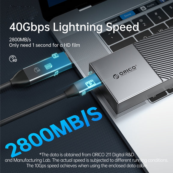 ORICO M205C3-GY M.2 NGFF SATA SSD Enclosure(Grey)