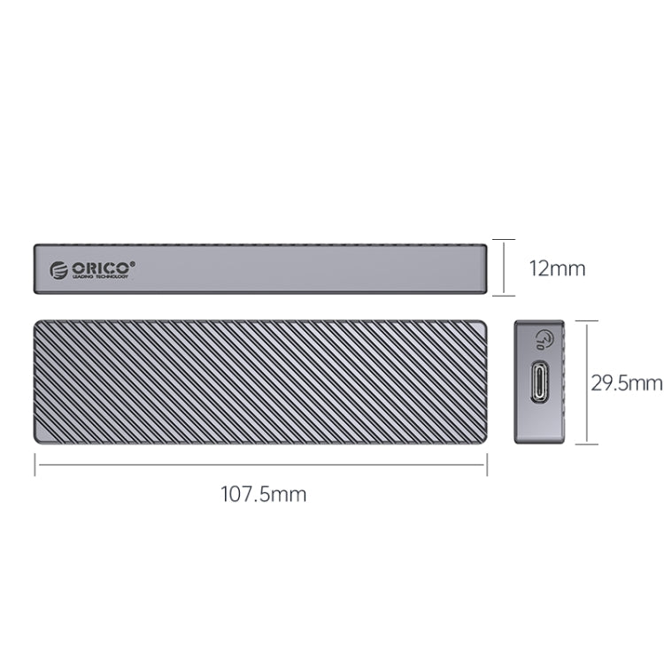 ORICO M211C3-GY M.2 NGFF SSD enclosure(Grey)