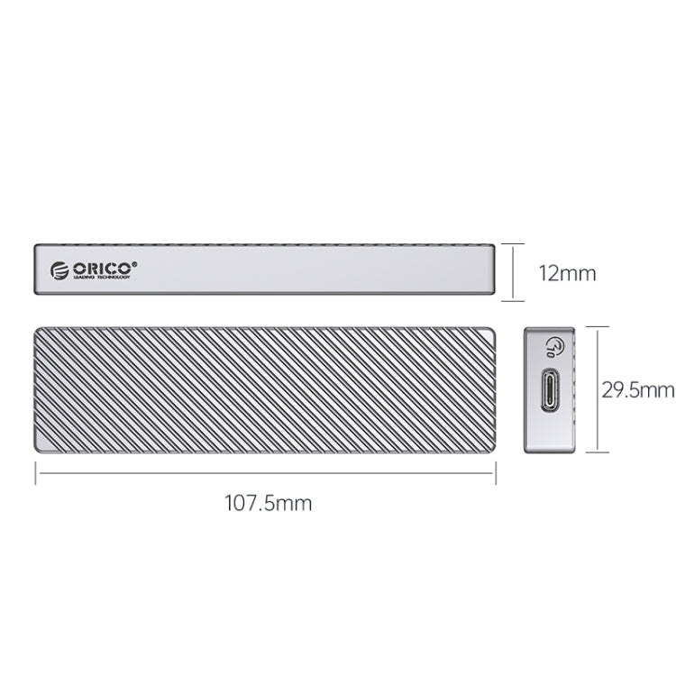 ORICO M211C3-SV M.2 NGFF SSD enclosure(Silver)