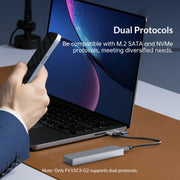 ORICO M211C3-SV M.2 NGFF SSD enclosure(Silver)