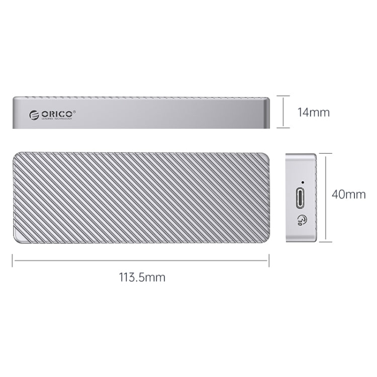 ORICO M213C3-G4-SV 20Gbps M.2 NVMESSD Enclosure(Silver)