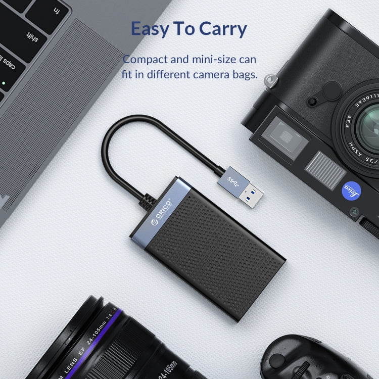 ORICO CL4T-C3 4-in-1 Simultaneously Type-C Multifunction Card Reader(Black)