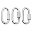 3 PCS 5mm 304 Stainless Steel Quick Connect Ring Runway Buckle - Hooks by PMC TechLife | Online Shopping South Africa | PMC TechLife | Buy Now Pay Later Mobicred