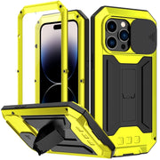For iPhone 14 Pro R-JUST Shockproof Life Water-resistant Dust-proof Case(Yellow)