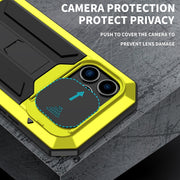 For iPhone 14 Pro R-JUST Shockproof Life Water-resistant Dust-proof Case(Yellow)