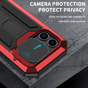 For iPhone 14 Pro Max R-JUST Shockproof Life Water-resistant Dust-proof Case (Red)