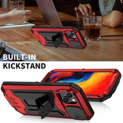 For iPhone 14 Plus R-JUST Shockproof Life Water-resistant Dust-proof Case (Red)