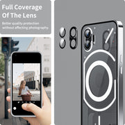For Nothing Phone 1 Full Coverage Magnetic Phone Case(Silver)