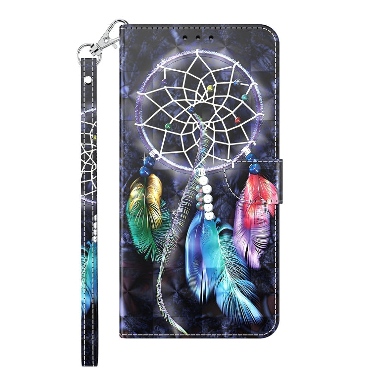 For OPPO A54 5G / A74 5G 3D Painted Leather Phone Case(Colorful Dreamcatcher)