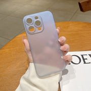 For iPhone 14 Plus Frosted PP Phone Case (Sierra Blue)