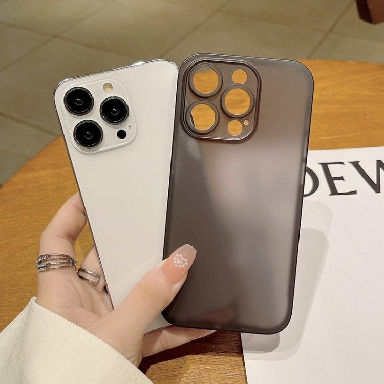 For iPhone 14 Plus Frosted PP Phone Case (Purple)