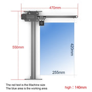 NEJE MASTER 3 Plus Laser Engraver with N40630 Laser Module(EU Plug)
