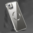 For iPhone 14 Frameless Glass CD MagSafe Case (Black) - iPhone 14 Cases by PMC TechLife | Online Shopping South Africa | PMC TechLife | Buy Now Pay Later Mobicred