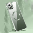 For iPhone 14 Pro Max Frameless Glass CD MagSafe Case (Dark Green) - iPhone 14 Pro Max Cases by PMC TechLife | Online Shopping South Africa | PMC TechLife | Buy Now Pay Later Mobicred