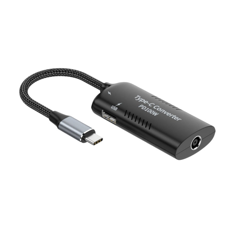 DC7909 + Type-C + USB Female to Type-C Multifunction Apapter