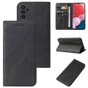 For Samsung Galaxy A13 4G Magnetic Closure Leather Phone Case(Black)