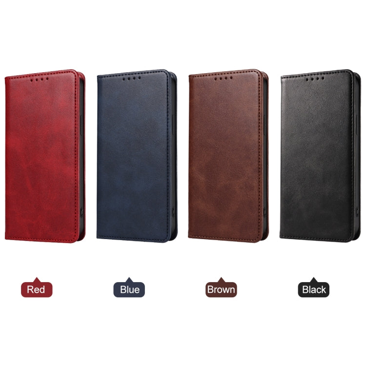 For Realme 9 Pro+ Magnetic Closure Leather Phone Case(Black)
