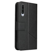 For Xiaomi Mi A3 GQUTROBE Right Angle Leather Phone Case(Black)