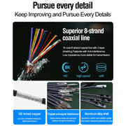 PD240W 40Gbps Dual Type-C USB4 Compatible Fast Charging Data Cable, Length:1m(Black)
