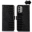 For Nokia G400 Crocodile Top Layer Cowhide Leather Phone Case(Black) - Nokia Cases by PMC TechLife | Online Shopping South Africa | PMC TechLife | Buy Now Pay Later Mobicred