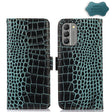 For Nokia G400 Crocodile Top Layer Cowhide Leather Phone Case(Green) - Nokia Cases by PMC TechLife | Online Shopping South Africa | PMC TechLife | Buy Now Pay Later Mobicred