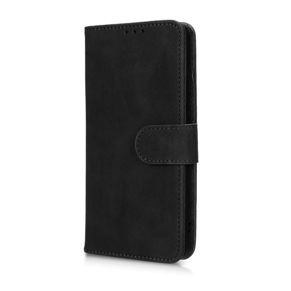 For Motorola Edge 30 Lite / Edge 30 Neo Skin Feel Magnetic Flip Leather Phone Case(Black)