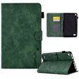 For Amazon Kindle Fire 7 2019/2017/2015 Embossed Smile Flip Tablet Leather Case(Green) - Amazon by PMC TechLife | Online Shopping South Africa | PMC TechLife | Buy Now Pay Later Mobicred
