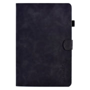 For Lenovo Tab M10 3rd Gen Embossed Smile Flip Tablet Leather Case(Black)