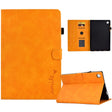 For Lenovo Tab M10 3rd Gen Embossed Smile Flip Tablet Leather Case(Khaki) - Lenovo by PMC TechLife | Online Shopping South Africa | PMC TechLife | Buy Now Pay Later Mobicred