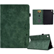 For Lenovo Tab M10 Plus 3rd Gen 10.6 inch Embossed Smile Flip Tablet Leather Case(Green) - Lenovo by PMC TechLife | Online Shopping South Africa | PMC TechLife | Buy Now Pay Later Mobicred