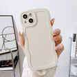 For iPhone 13 Wave Edge Silicone Phone Case(White) - iPhone 13 Cases by PMC TechLife | Online Shopping South Africa | PMC TechLife